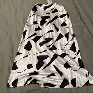 NWT NA-KD Satin Midi Skirt